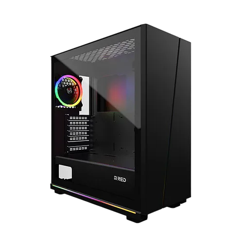 M.RED BLACK DESTROYER Strip-G - ARGB - MT/ATX — vue 1