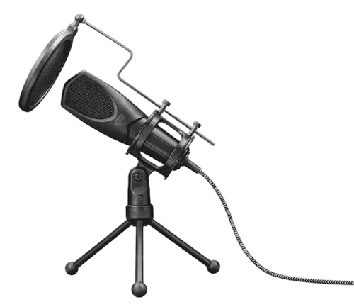Trust Microphone Streaming Mantis - Noir/USB/Trépied — vue 3