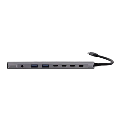 T'nB iClick Hub USB-C - 8 ports - Gris — vue 6