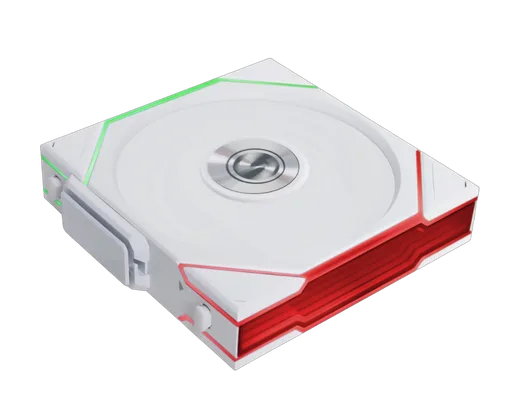 Lian-Li UNI FAN TL Sans fil ARGB PWM - Pack 3x120mm - Blanc — vue 3
