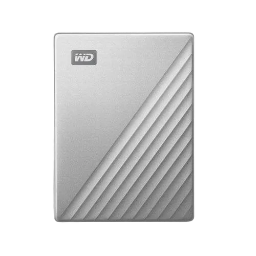 WD HDD EXT My Pass Ultra Mac 4TB Silver — vue 1