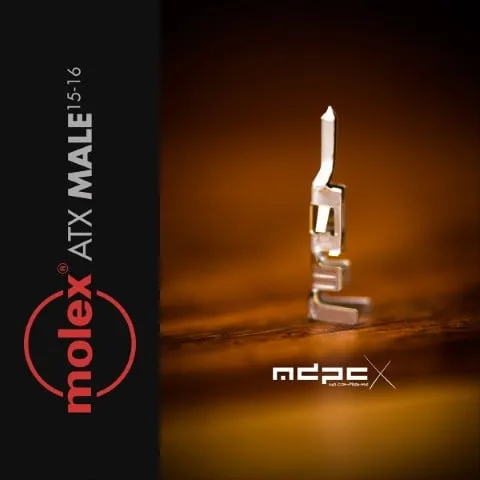MDPC-X Terminal mâle à sertir ATX 15-16AWG