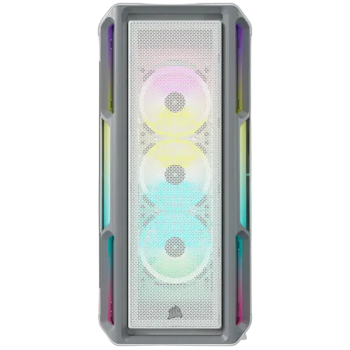 Corsair iCUE 5000T Midi-Tower, RGB, Tempered Glass - weiÃŸ — vue 6