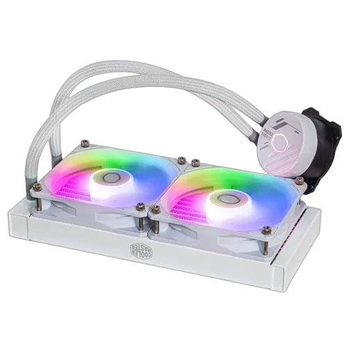 Cooler Master MasterLiquid 240L Core ARGB Blanc-Seconde Vie — vue 3