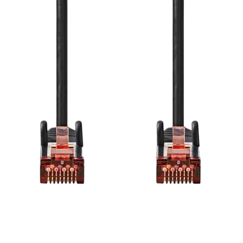 Nedis Cable RJ45 male/male - CAT6 S/FTP - Noir - 2m — vue 2