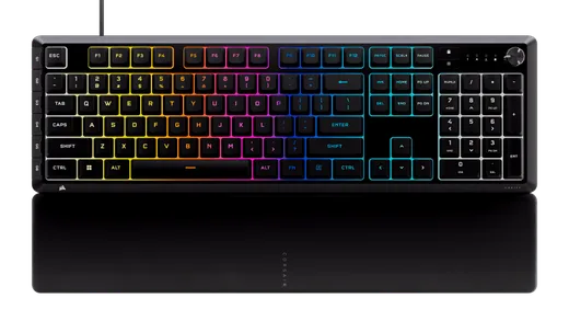 Corsair Skiff 100 Plus - Membrane - Filaire - RGB - Noir — vue 1