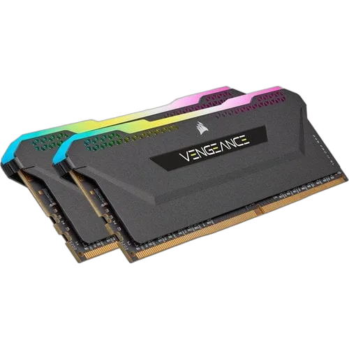 Corsair Vengeance RGB Pro SL, DDR4-3200, CL16 - 16 GB Dual-Kit, schwarz — vue 1