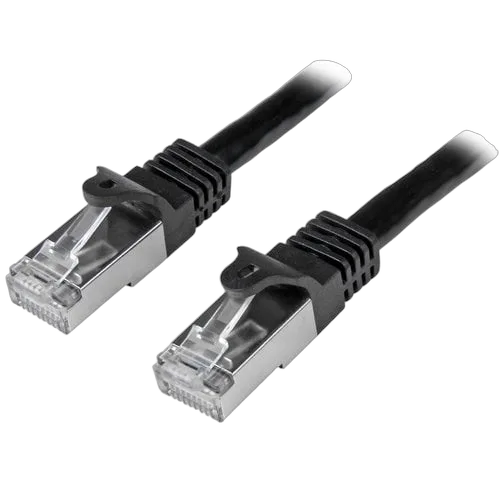 StarTech 5m Cat6 SFTP Patch Cable - Black — vue 1