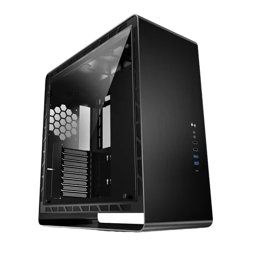 Jonsbo UMX6 Tempered Glass Black — vue 1