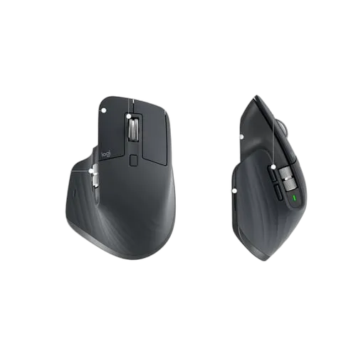 Logitech MX Keys S Noir + Souris sans fil MX Master 3S Noir — vue 12