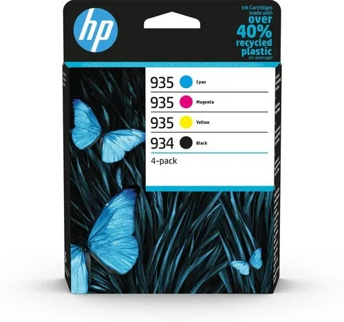 HP - Noir, Cyan, Magenta, Jaune - 6ZC72AE — vue 1