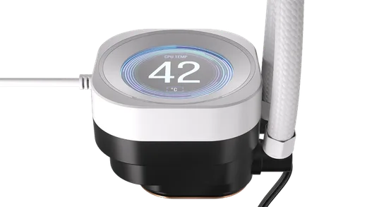 Corsair NAUTILUS 360 RS LCD - 360mm - Blanc — vue 7