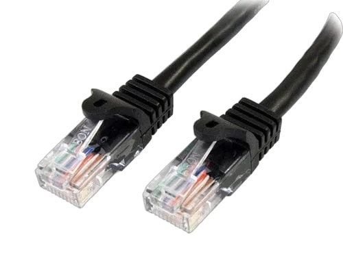 StarTech 5m Black Snagless UTP Cat5e Patch Cable — vue 1