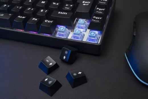 The G-LAB Keyz Titanium HE 65% - Magnétique - Filaire - RGB - Noir — vue 3