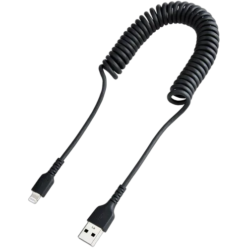 StarTech 1m/3ft USB to Lightning Cable Coiled — vue 2