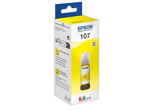 Epson Ink/108 EcoTank Yellow ink bottle — vue 3
