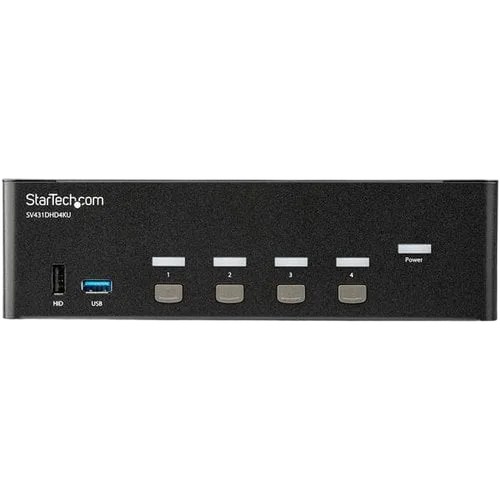 StarTech KVM Switch/USB Hub4 Dual Monitor Display — vue 3