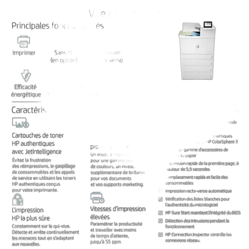 HP Color LaserJet Enterprise M856dn — vue 12