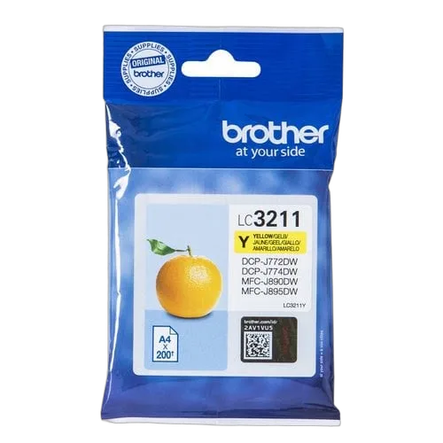 Brother - Jaune - LC3211Y — vue 1