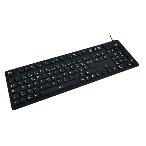 MCL Samar Wired waterproof silicone keyboard — vue 1