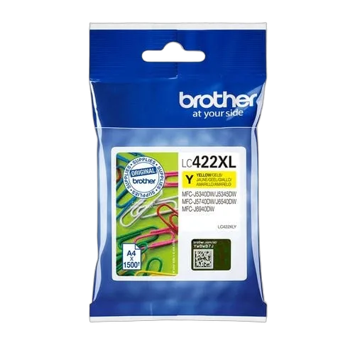 Brother LC422XLY Jaune — vue 1