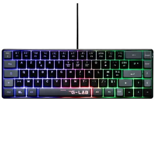 The G-LAB Keyz Hydro 60% - Membrane - Filaire - RGB - Noir — vue 1