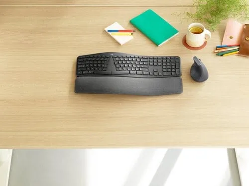 Logitech K860 for Business - Membrane - Sans-Fil - Graphite — vue 5