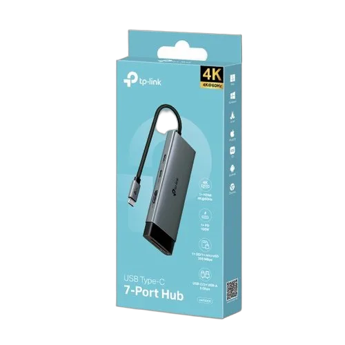 TP-Link USB TYPE-C 7-PORT HUB 1XHDMI — vue 4