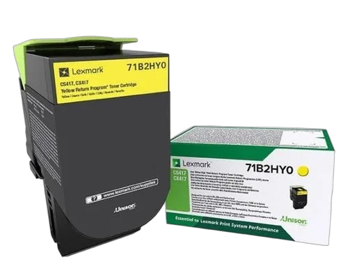 Lexmark - Jaune - 71B2HY0 — vue 1