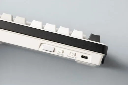 The G-LAB Keyz Elite 300 WG 75% - Mécanique - Sans-Fil - RGB - Blanc/Gris — vue 5