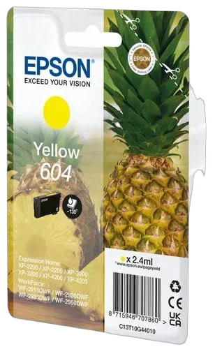 Epson Ink/604 Pineapple 2.4ml YL SEC — vue 1