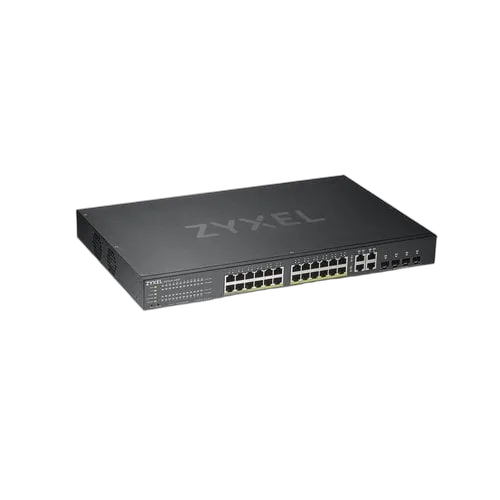 Zyxel 24 ports Gbps RJ45 PoE+4ports Gbps comb