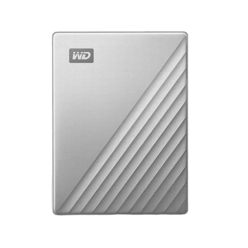 WD HDD My Passport Ultra Mac 5TB Silver WW — vue 1