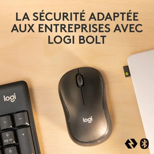 Logitech MK370 Combo for Business - Sans fil - Noir — vue 7