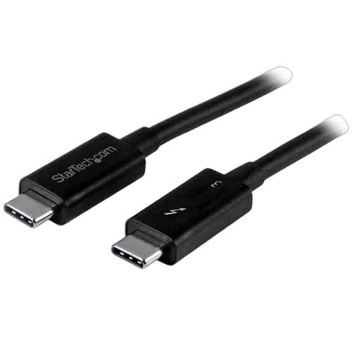 StarTech Câble Thunderbolt 3 USB-C mâle/mâle - 0.5m - Noir — vue 1