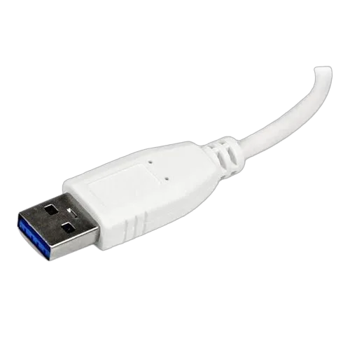 StarTech Portable 4 Port Mini USB 3.0 Hub - White — vue 5