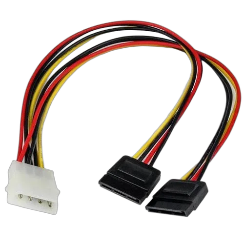 StarTech 12" LP4 to 2x SATA Power Y Cable Adapter — vue 1