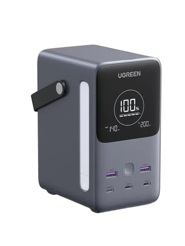 UGREEN PowerBank 5 ports - 48000mAh - 300W - Gris — vue 5