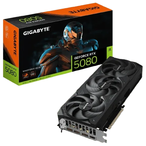 Gigabyte GeForce RTX 5080 WINDFORCE OC SFF 16G — vue 1