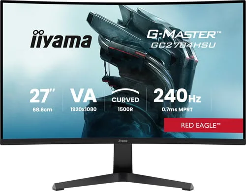 Iiyama G-Master GC2784HSU-B1 - 27" CURVE FHD 240Hz VA 0,7ms HDR10 FreeSync Premium — vue 1