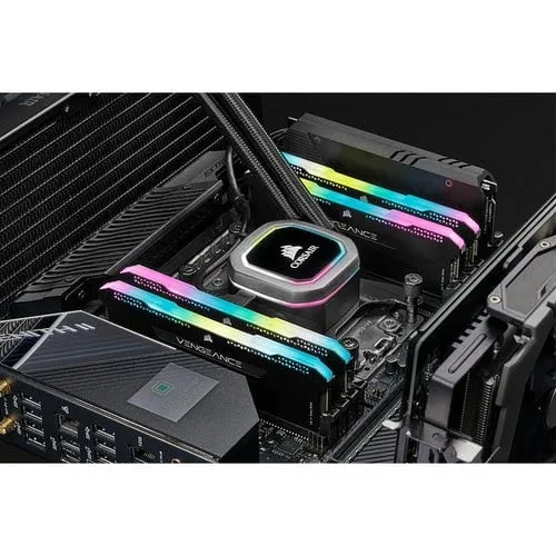 Corsair Vengeance RGB Pro SL, DDR4-3200, CL16 - 16 GB Dual-Kit, schwarz — vue 2