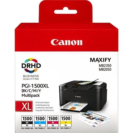 Canon MAXIFY MB2750 Noir + Pack 4 Cartouches BK,C,M,Y PGI-1500XL — vue 4