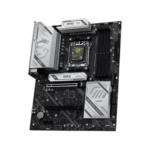 MSI MAG X870E GAMING MAX WIFI — vue 3