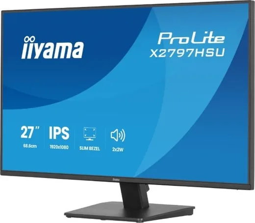 Iiyama Prolite X2797HSU-B1 - 27" FHD 120Hz IPS 4ms Adaptive Sync — vue 3