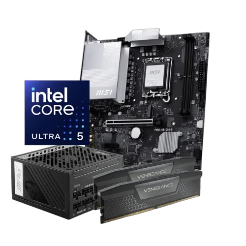 MSI PRO H810M-B + 245KF + 1000W Gold + 2x16 6000MHz — vue 1