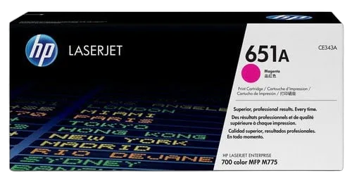 HP - Magenta - CE343A — vue 1