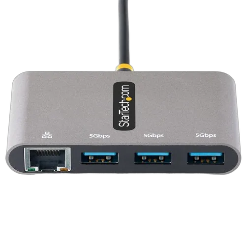 StarTech HUB USB-C A 3 PORTS AVEC ETHER — vue 3