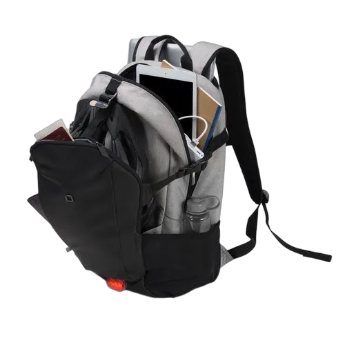 Dicota Backpack GO 13-15.6 light grey (D31764) — vue 3