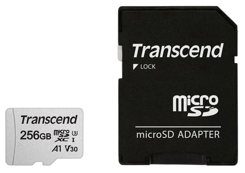 Transcend 256GB microSD w/adapter UHS-I U3 A1