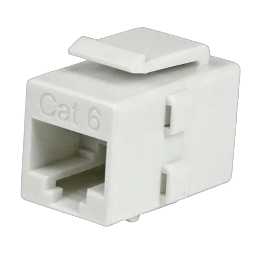 StarTech White Cat 6 RJ45 Keystone Jack Coupler — vue 1